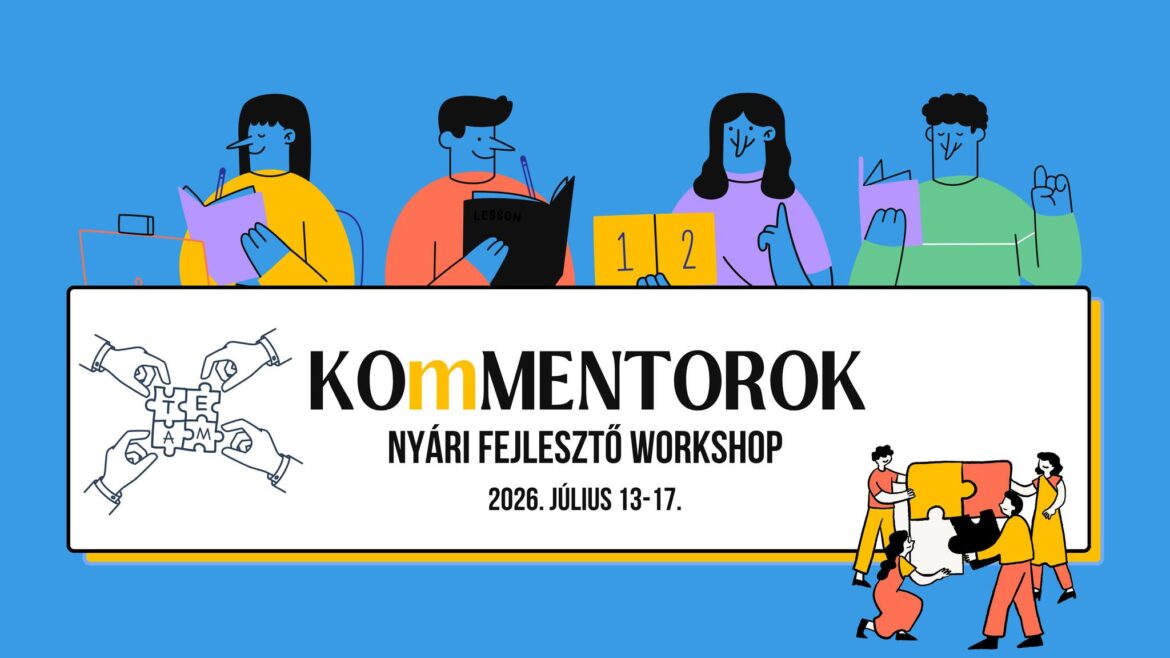 KOmMENTOROK nyári workshop
